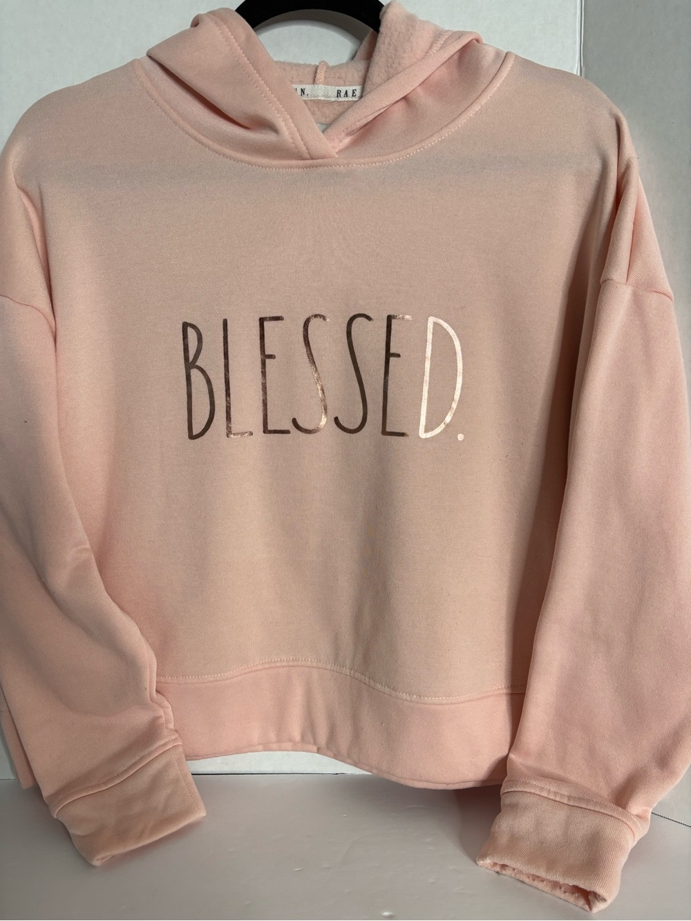 Rae Dunn Pink 'BLESSED.' Hoodie